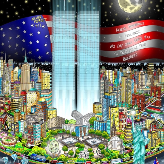 チャールズ・ファジーノの絵画作品　タイトルは、Time Of Remembrance